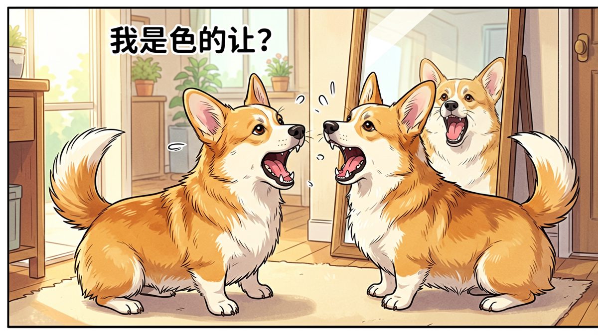 柯基：外面那个家伙是谁？太嚣张了！