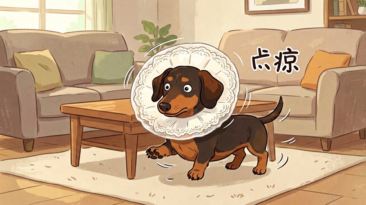 狗：这个圈圈一定是什么新型健身器材