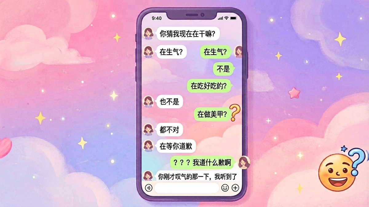谈恋爱就是连叹气都要被扣分的修行