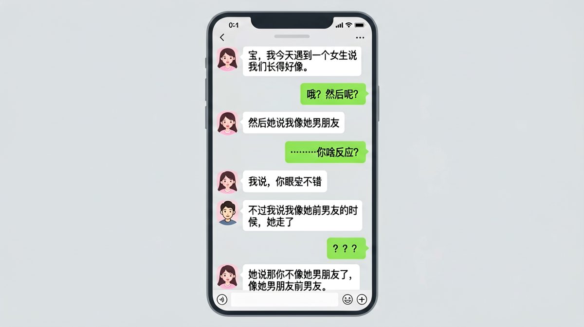 从情敌变前男友之神的对话