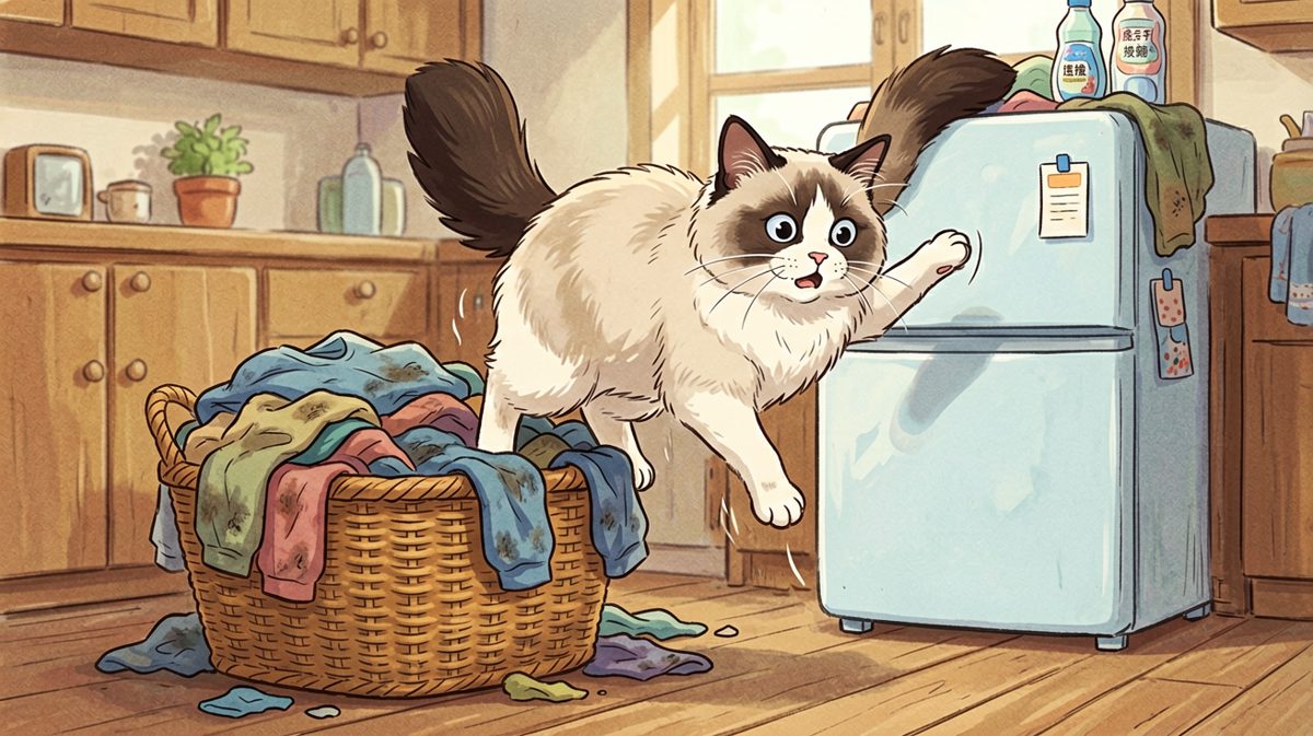 猫：我只是想看看风景，没想到是陷阱！