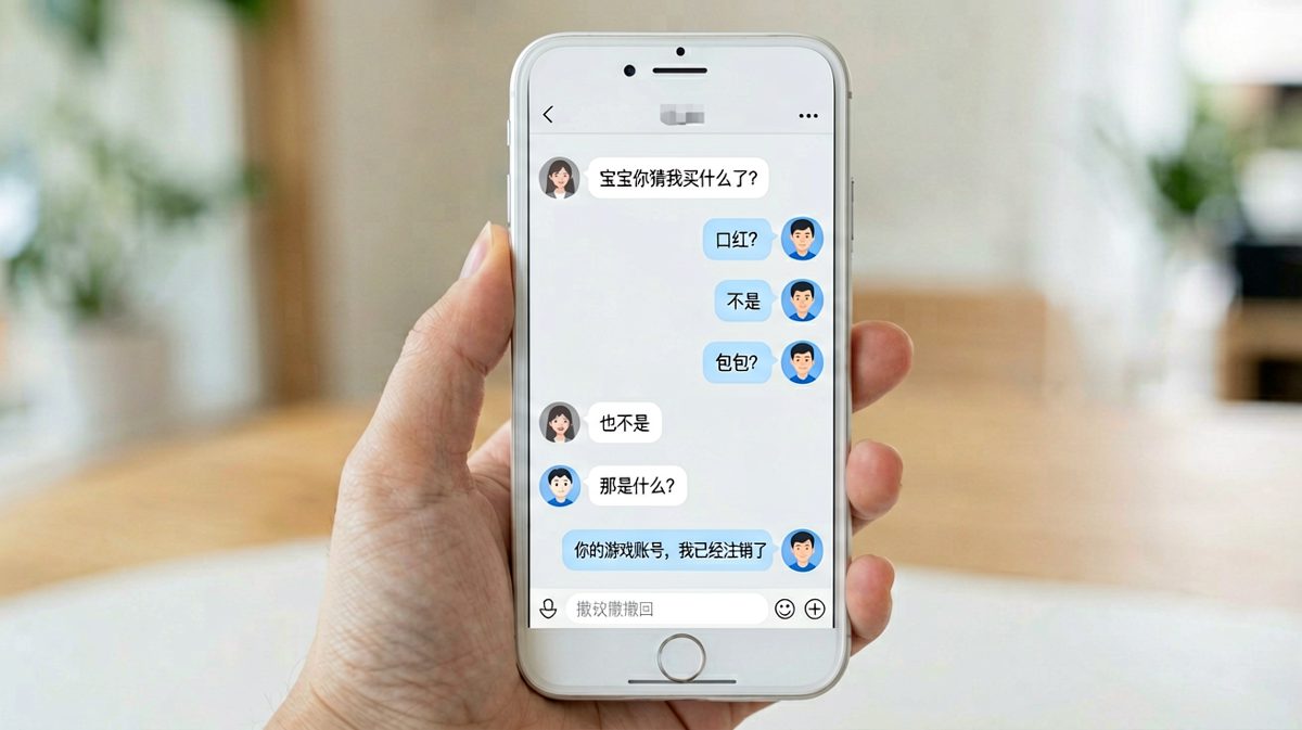 女生假装购物，实则注销了男生的游戏账号