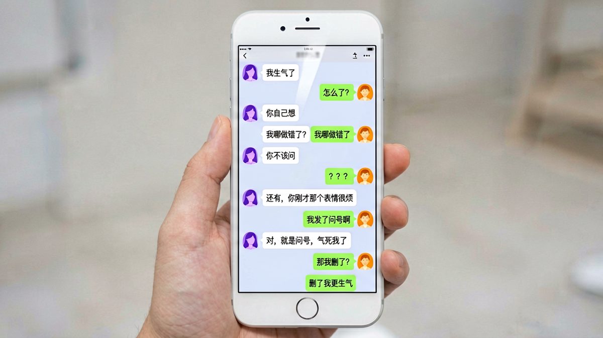 女生让男生自己猜，猜错还加倍生气