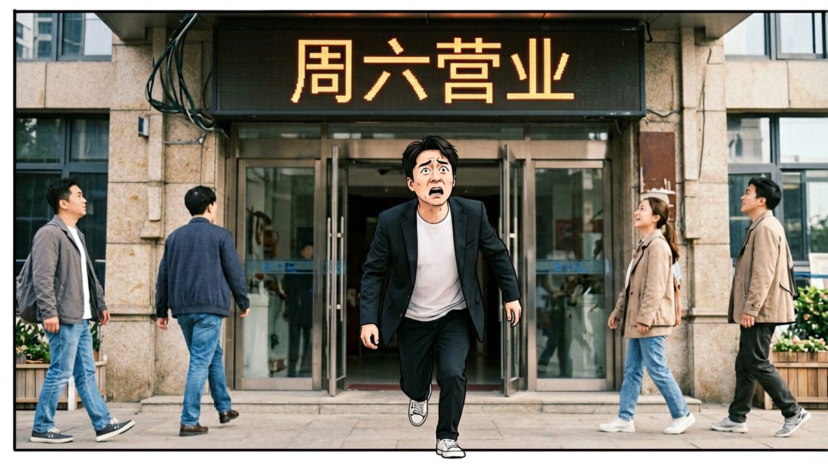 冲去公司才发现——今天是周六！