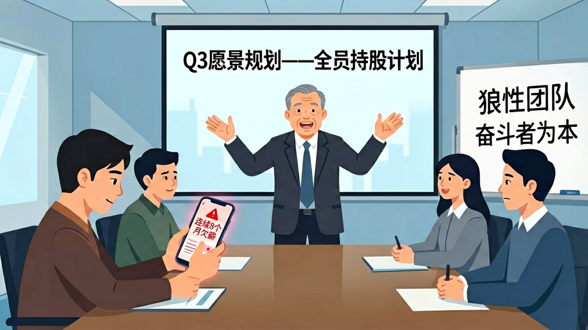 老板画大饼，员工偷偷查了公司账