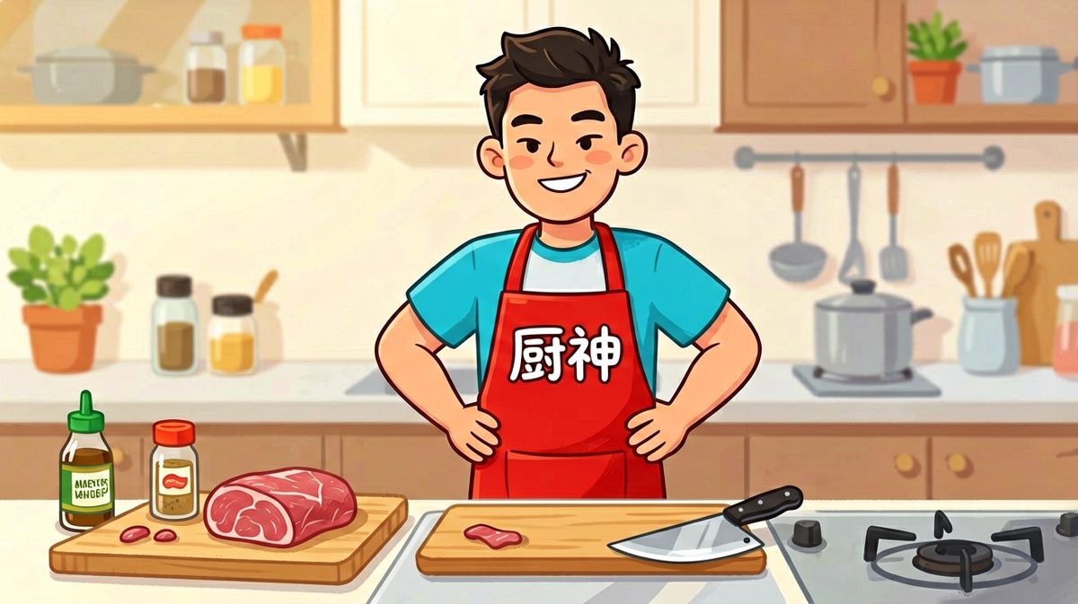 自信满满的下厨新手