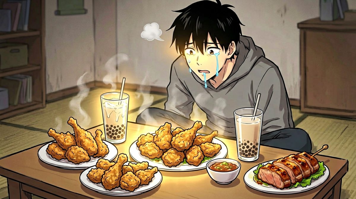 美食当前，意志动摇
