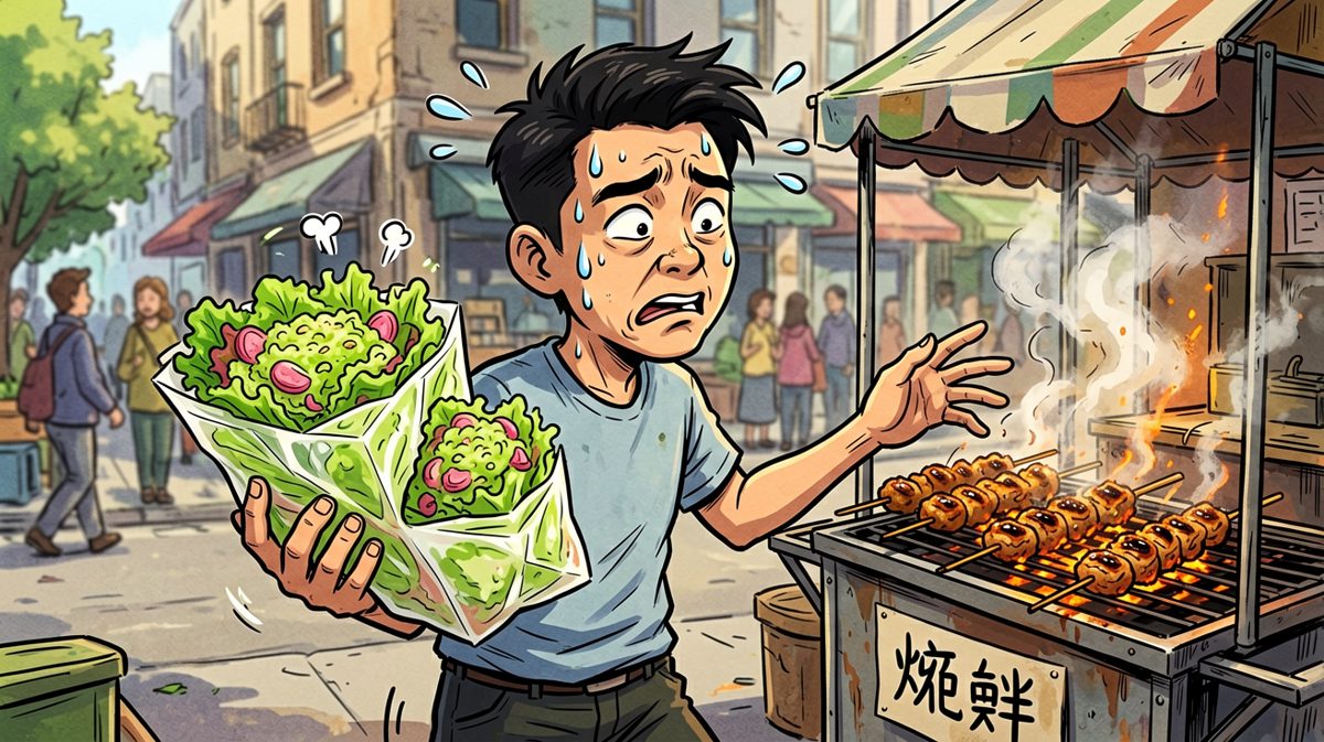 减肥与美食的内心挣扎