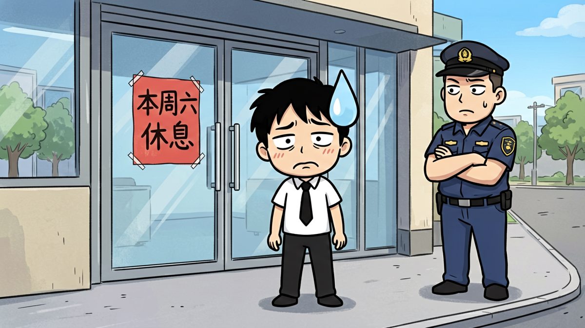 发现今天是周末，尴尬到窒息