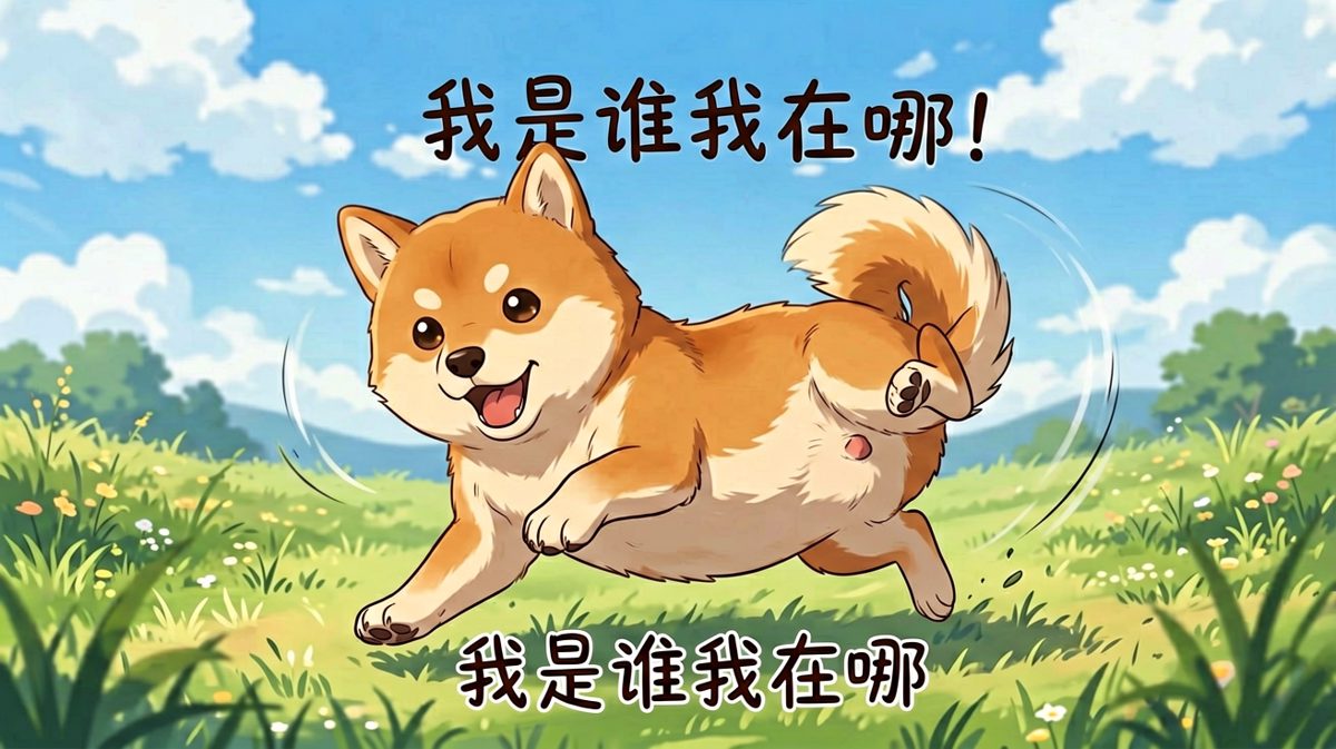 追尾巴三秒钟，摔跟头一整天，这就是狗生。