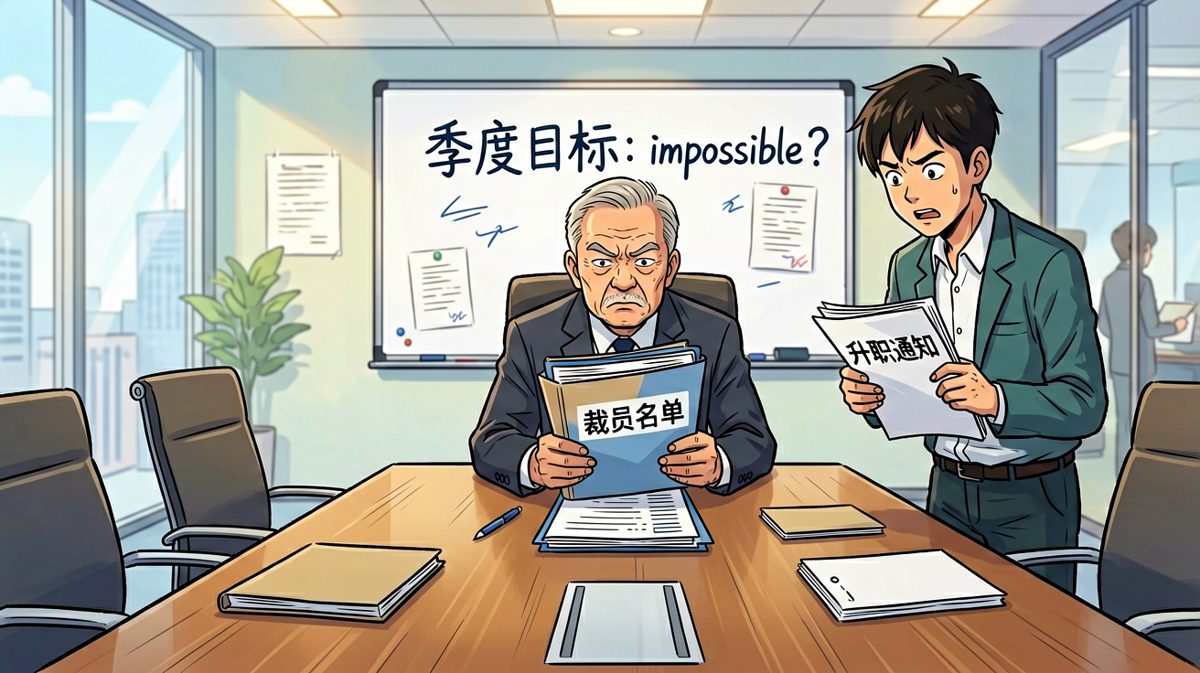 老板准备裁掉员工，结果员工升职了