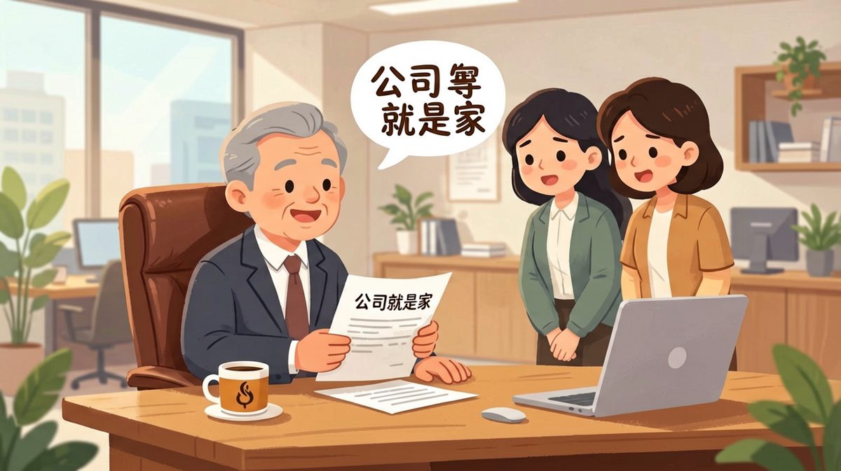 老板：公司就是家。员工：那我加班费按家务算吗？