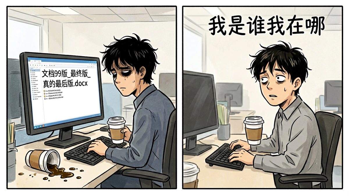 到了公司，灵魂还留在床上