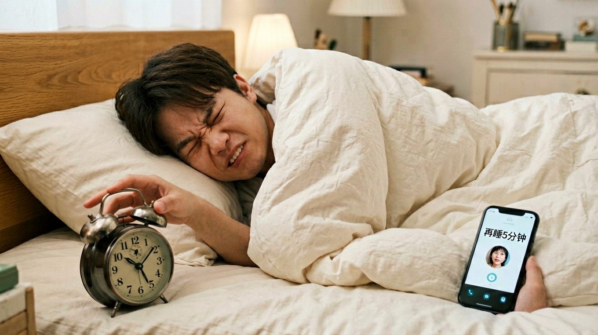 就五分钟……再让我躺一会儿
