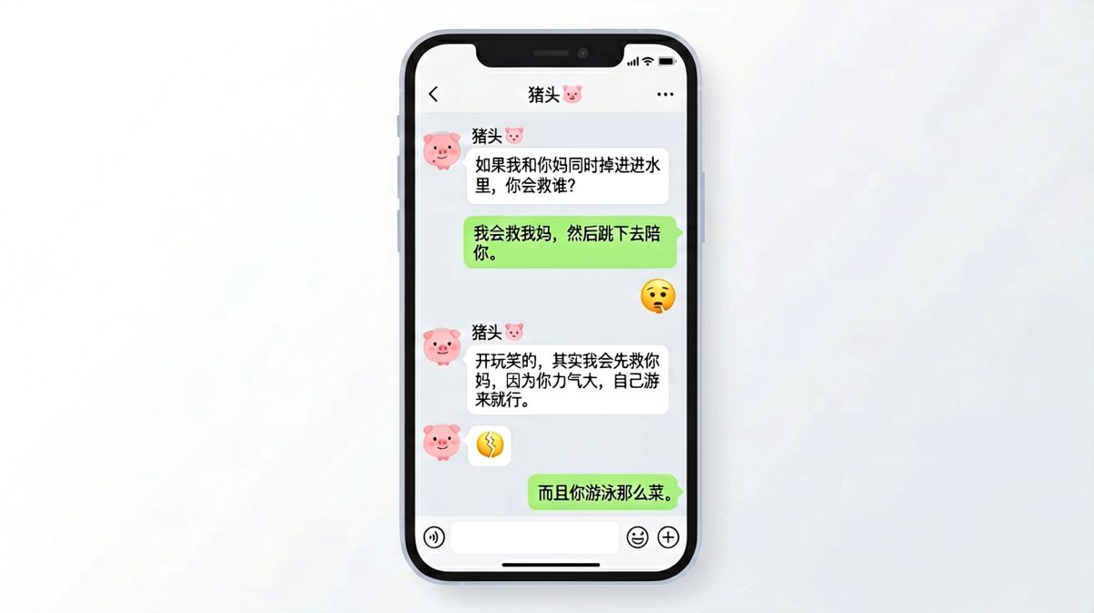 送命题变求生欲测试，男友最终凭实力单身