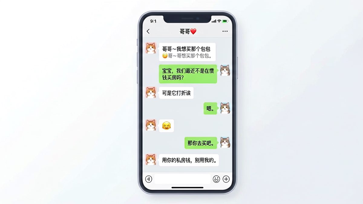想撒娇买包包？男友教你什么叫温柔的刀