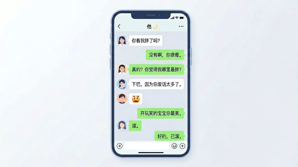 送命自拍题，男友凭借诚实成功把自己作没了
