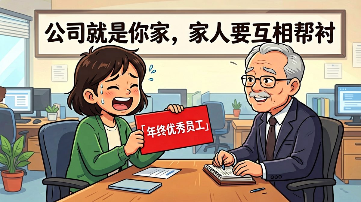 老板夸我是年度优秀员工，我以为有奖金，结果是要帮我带新人
