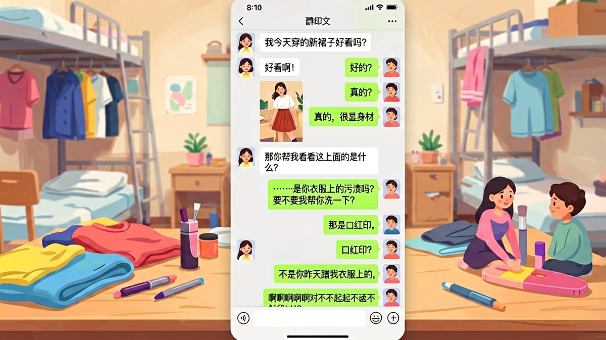 口红印的致命追问