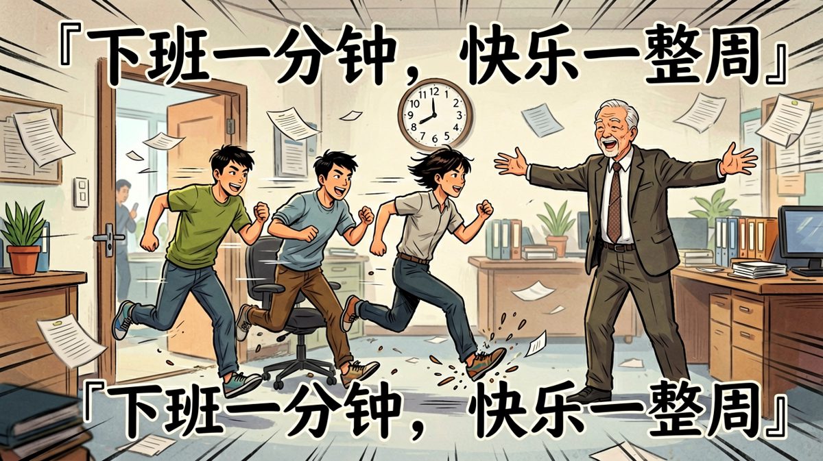 下班这一刻，灵魂归位