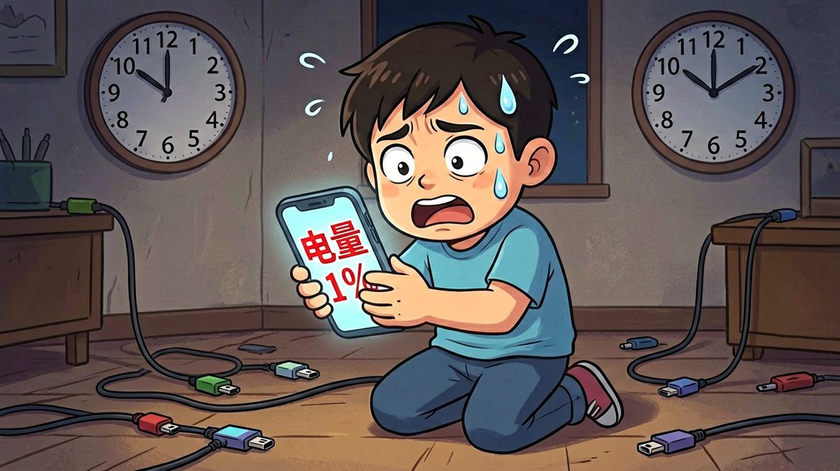 电量1%比任何危机都让人窒息