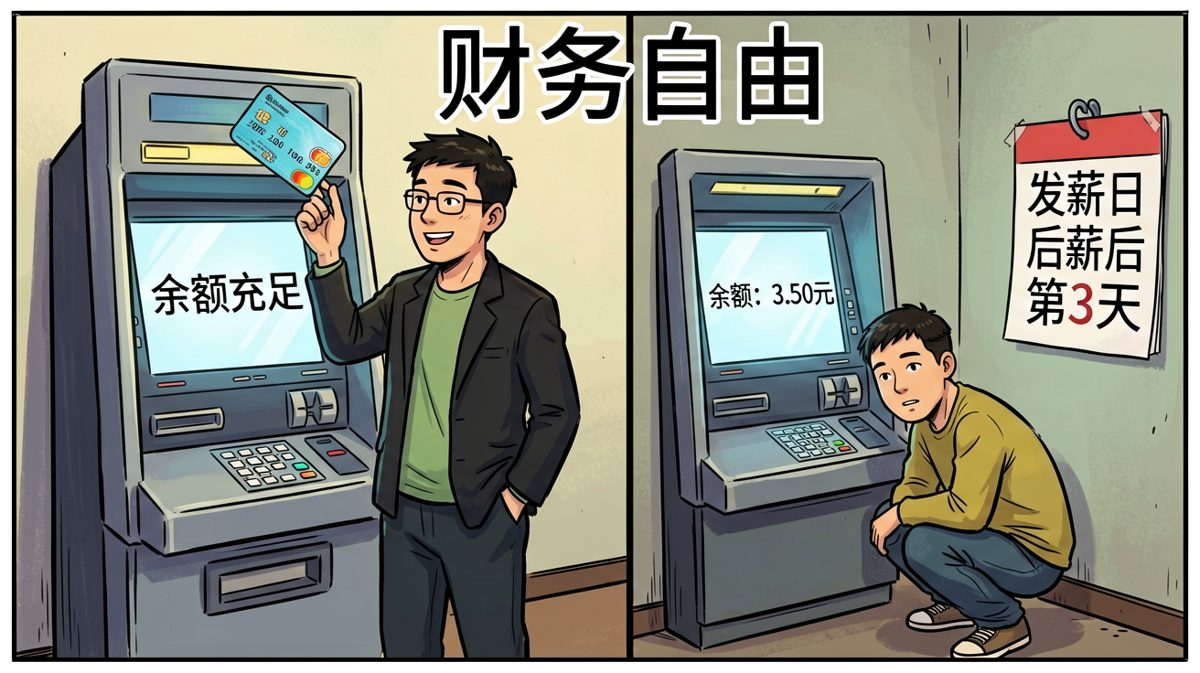 发薪日和贫穷之间的距离只有三天