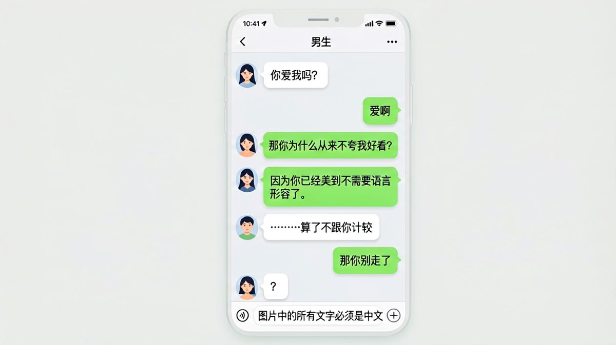情话陷阱：看似甜宠，结果男生一句「别走了」暴露他刚才只是不想让她吃火锅