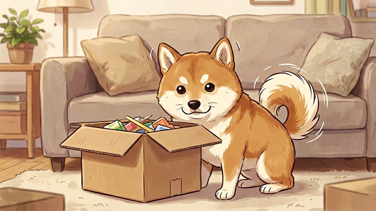 拆快递的嘶嘶声对它来说是世上最动听的召唤，每只狗都无法拒绝。