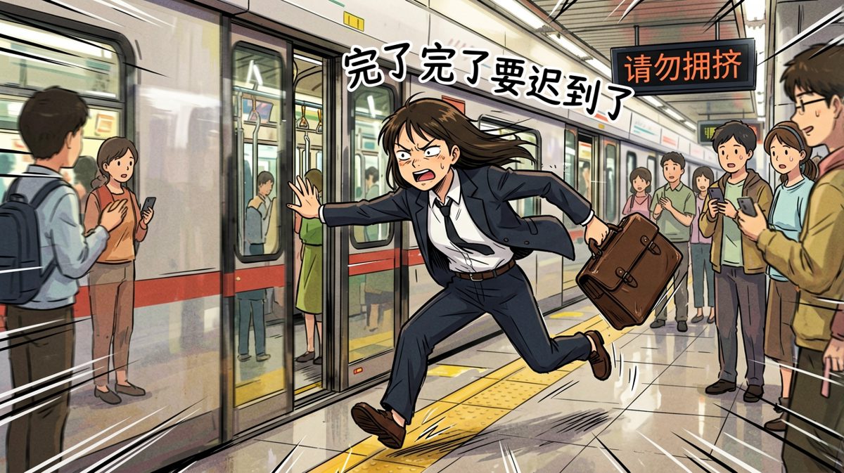 距离迟到只剩三秒，上演极限救场