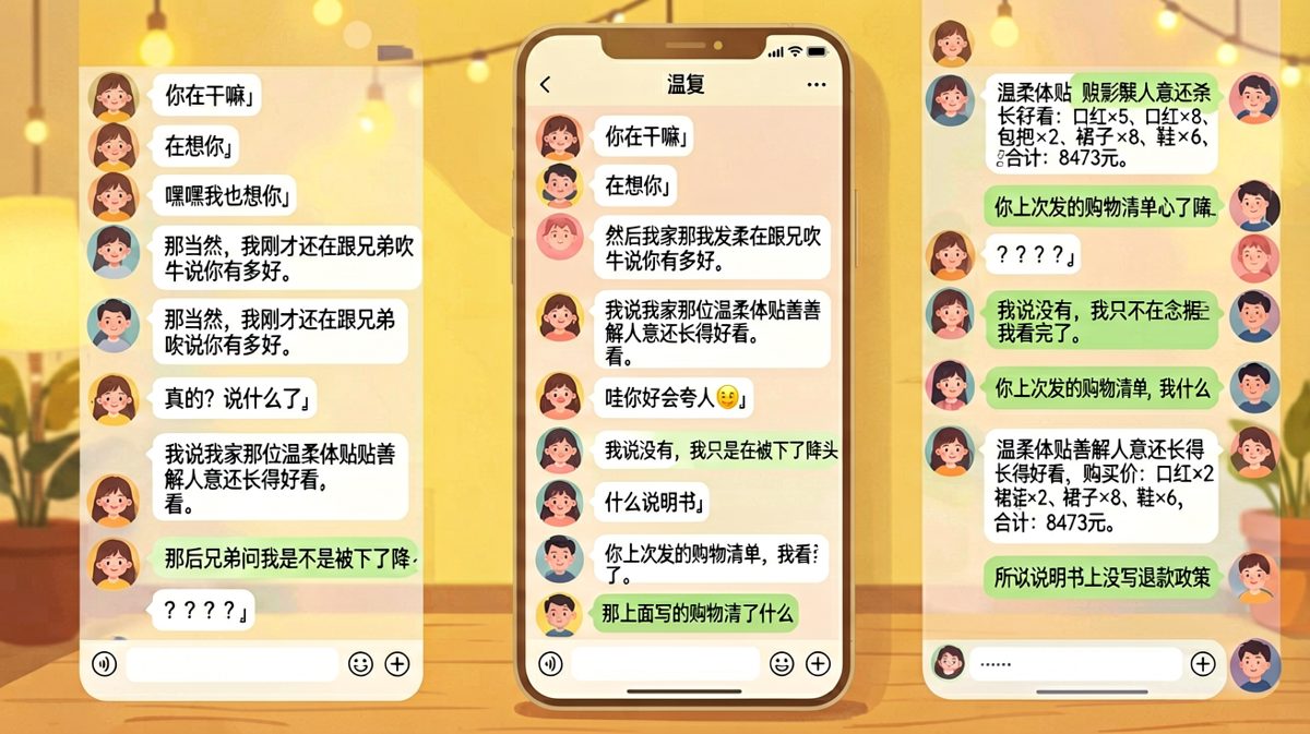 男友深情表白后发现全是购物清单上的话，结局令人窒息