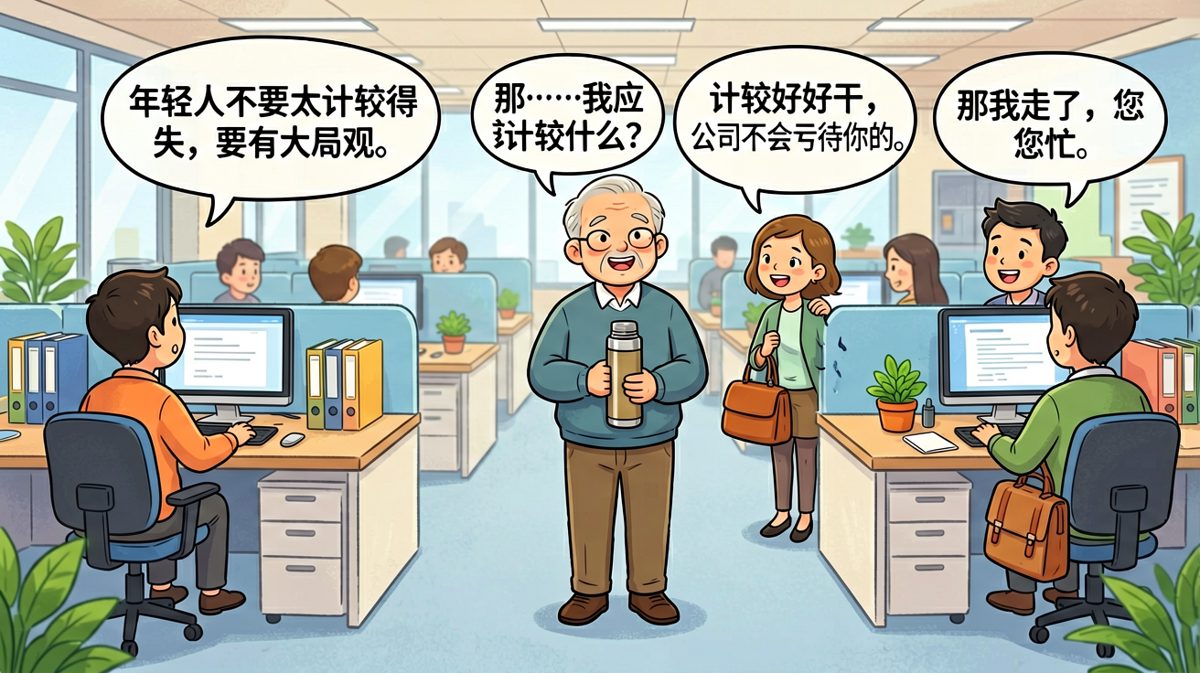 老板让员工要有大局观，员工听完直接下班走人，老板懵了