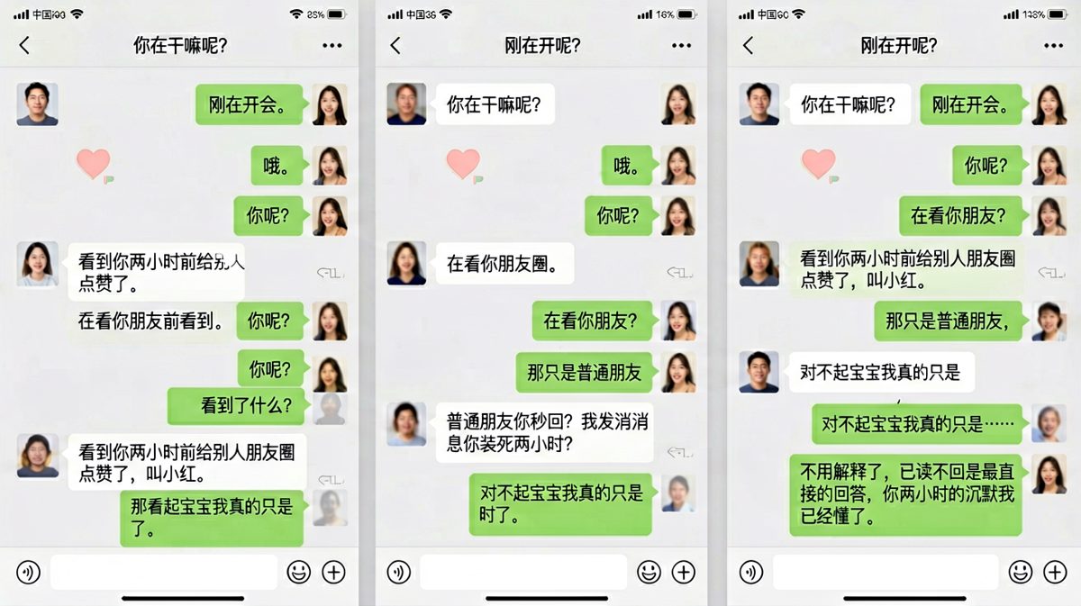 点赞速度暴露一切，已读不回成为铁证