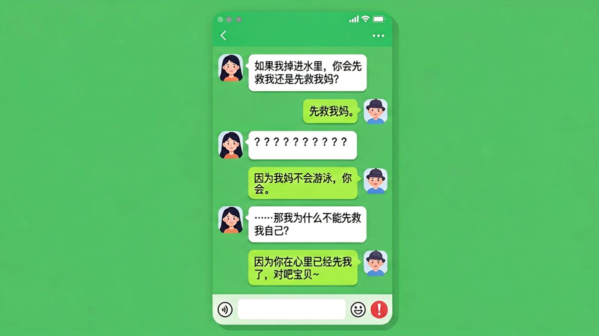 求生欲满分的回答，终究还是没能逃过被拉黑的命运。