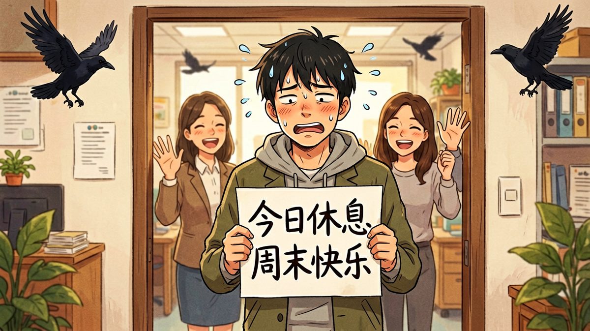 原来今天是周末……