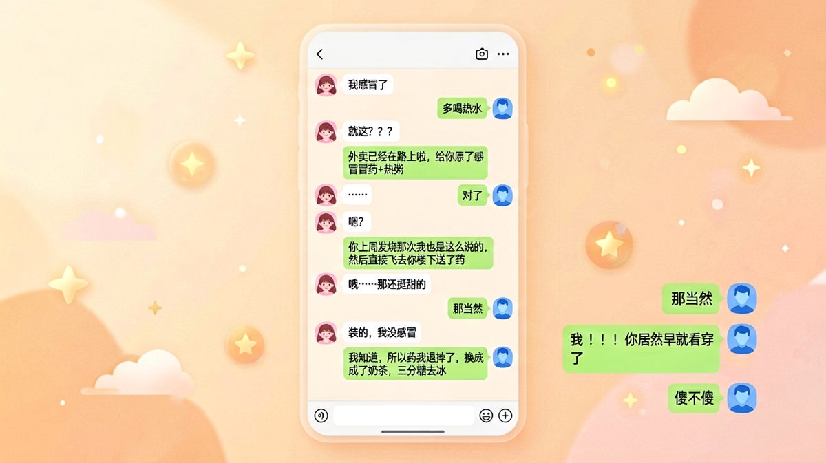 多喝热水是梗，但爱你才是真的——男生反套路完爆全场