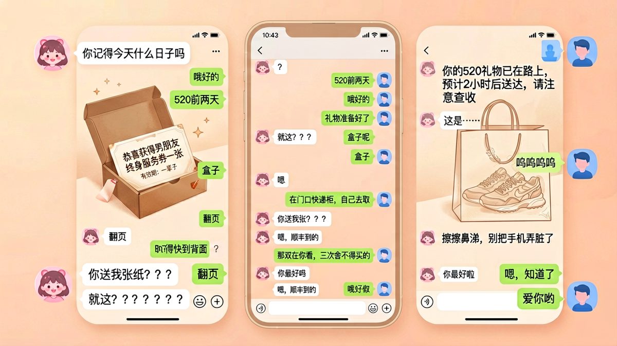 先惊吓后惊喜，这才是520的正确打开方式