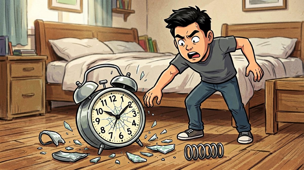 手一抖，闹钟就……没了？！