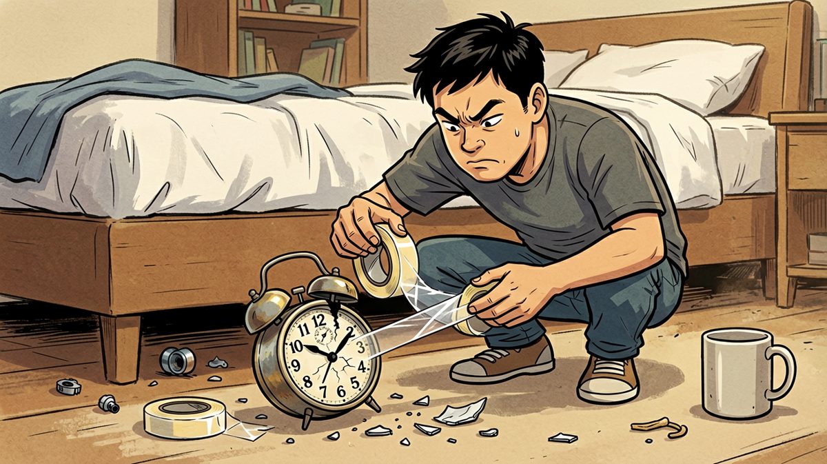冷静，我可以用胶带修好它……