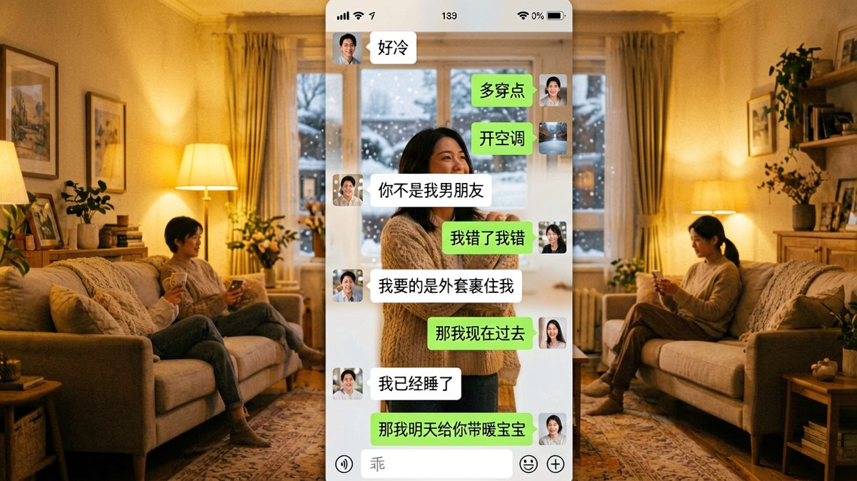 女生说冷，你要的是拥抱不是道理