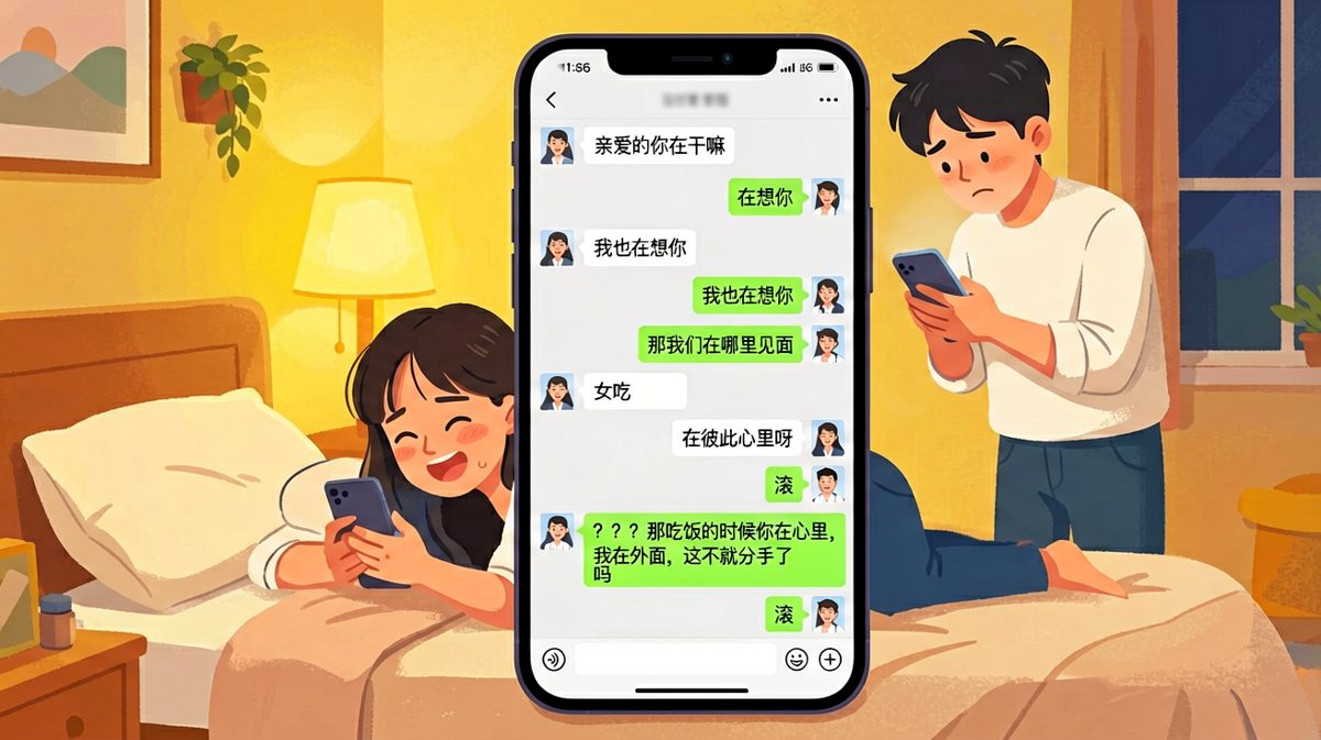 「我在心里，你在外面，这算不算分手」