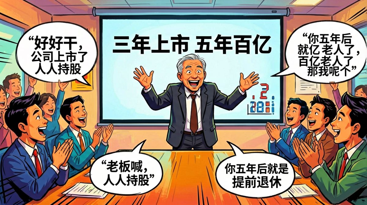 画饼大师的终极福利：提前退休