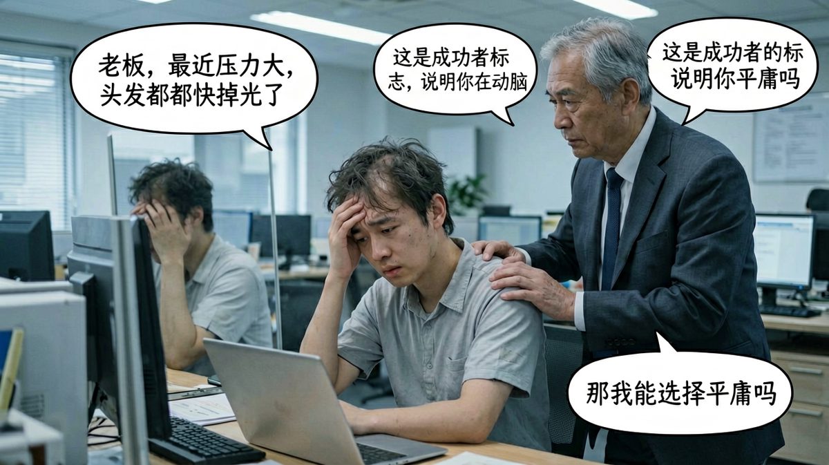 连秃头都被老板精准暴击