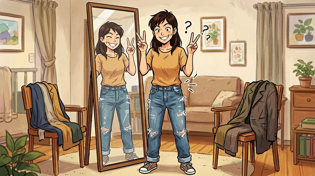 裤子穿反了？不存在的，今天依旧帅翻全场