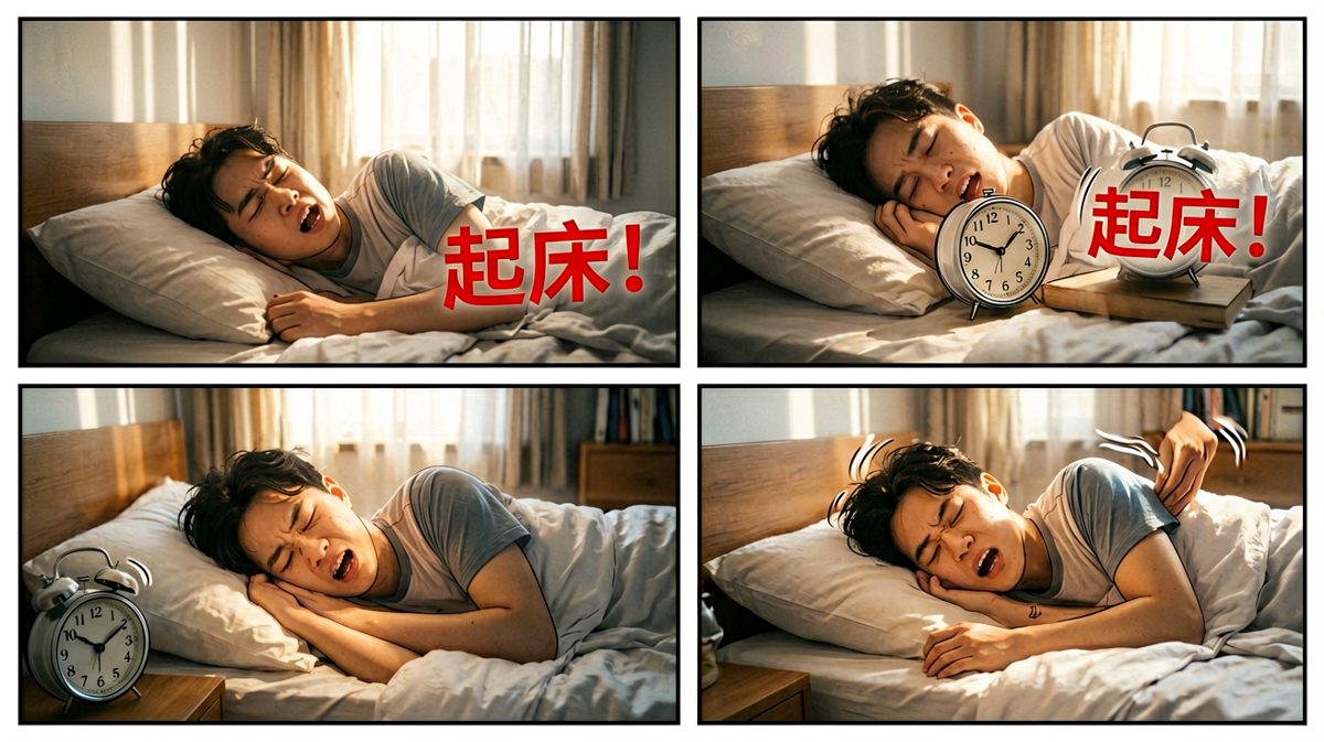 闹钟无情呼唤，打工人纹丝不动