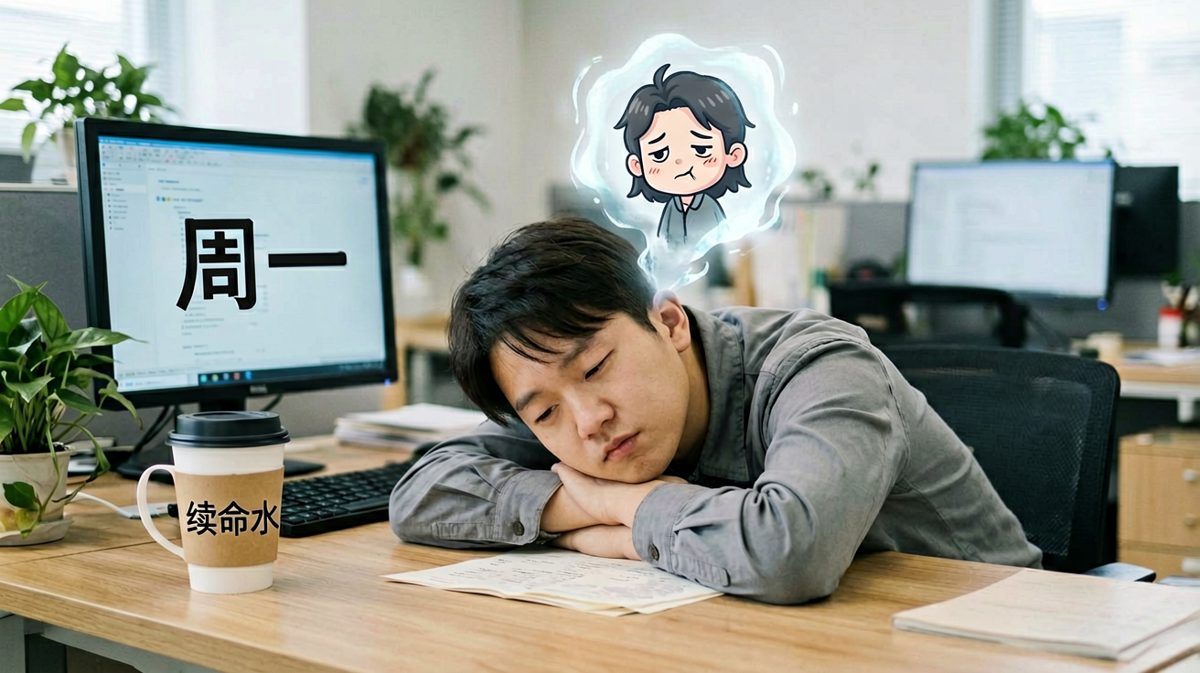 周一清晨，我的灵魂还留在床上