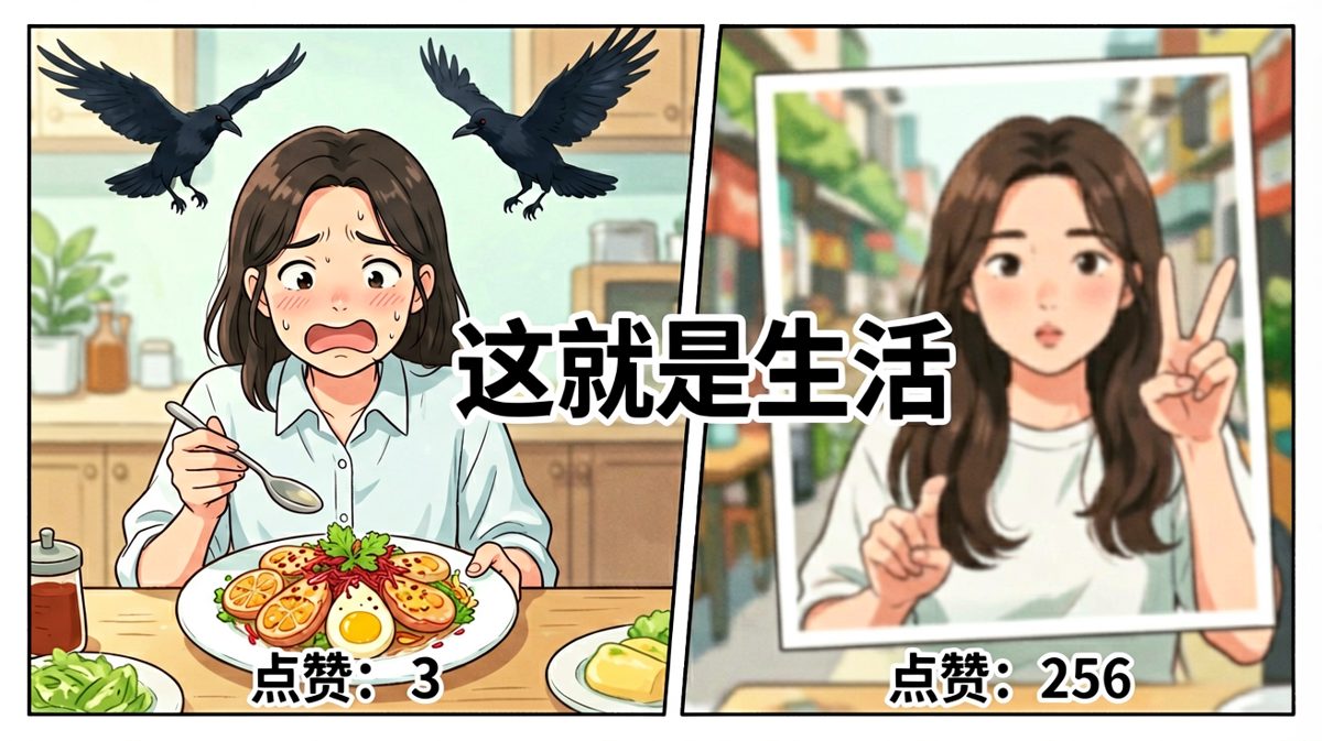 精心修图无人问津，随手一拍点赞爆棚