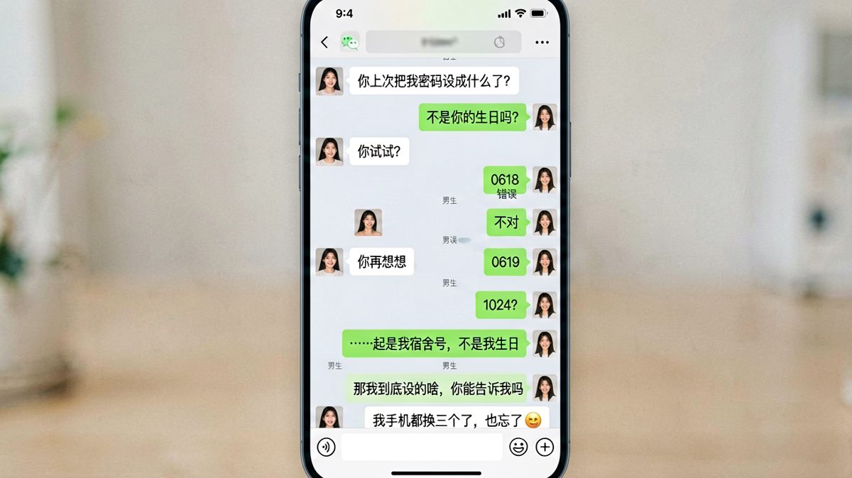 密码谜案：女生让男生猜自己生日，男生乱猜，最后两人都忘了正确答案