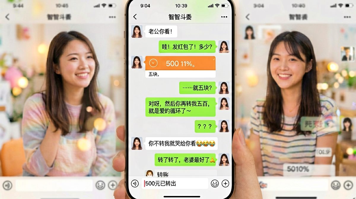 爱的循环套路：女生用五块钱红包套走五百，男生秒懂后乖乖转账