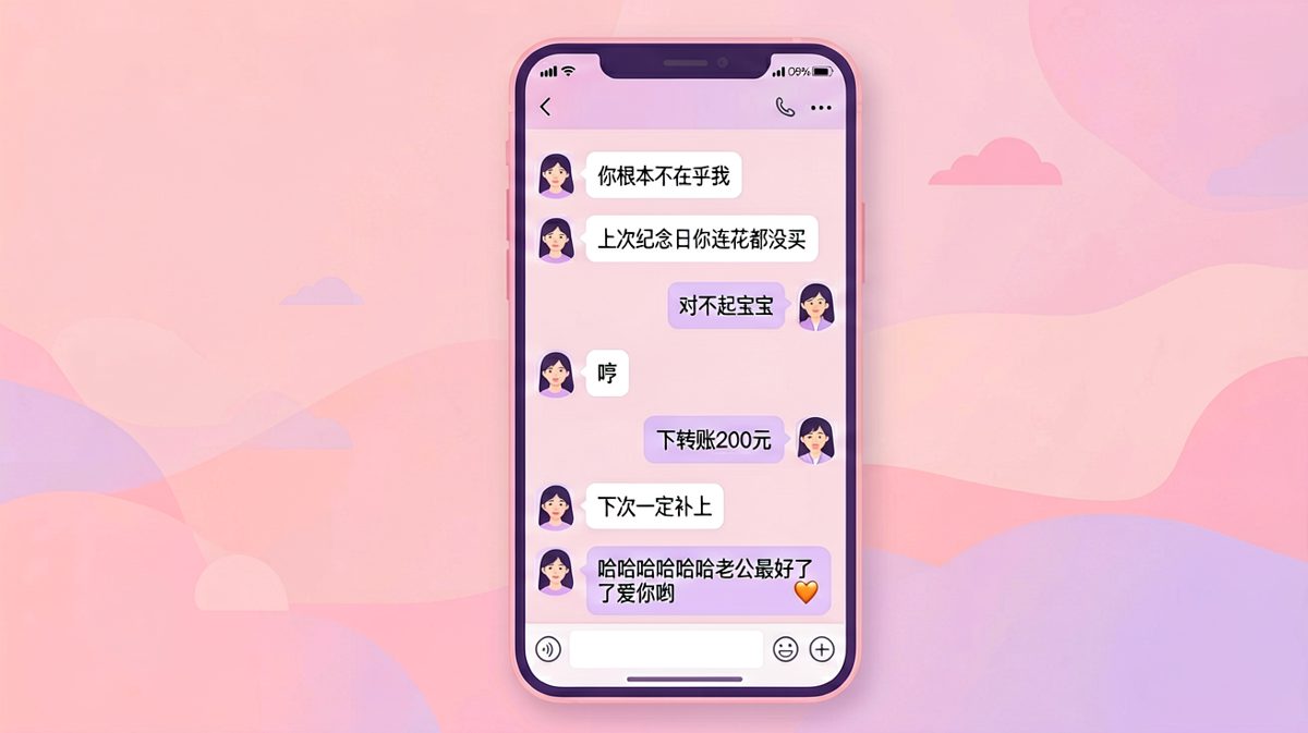 吵架五分钟，转账两秒和好