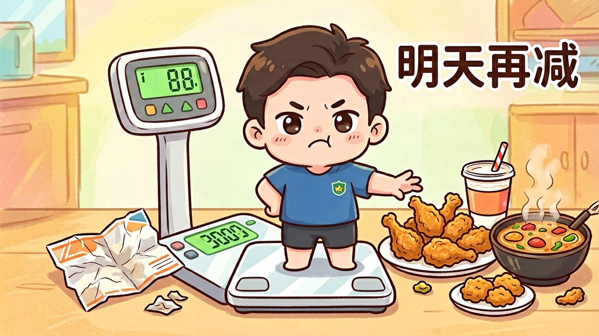 减肥的flag，死于当晚的夜宵